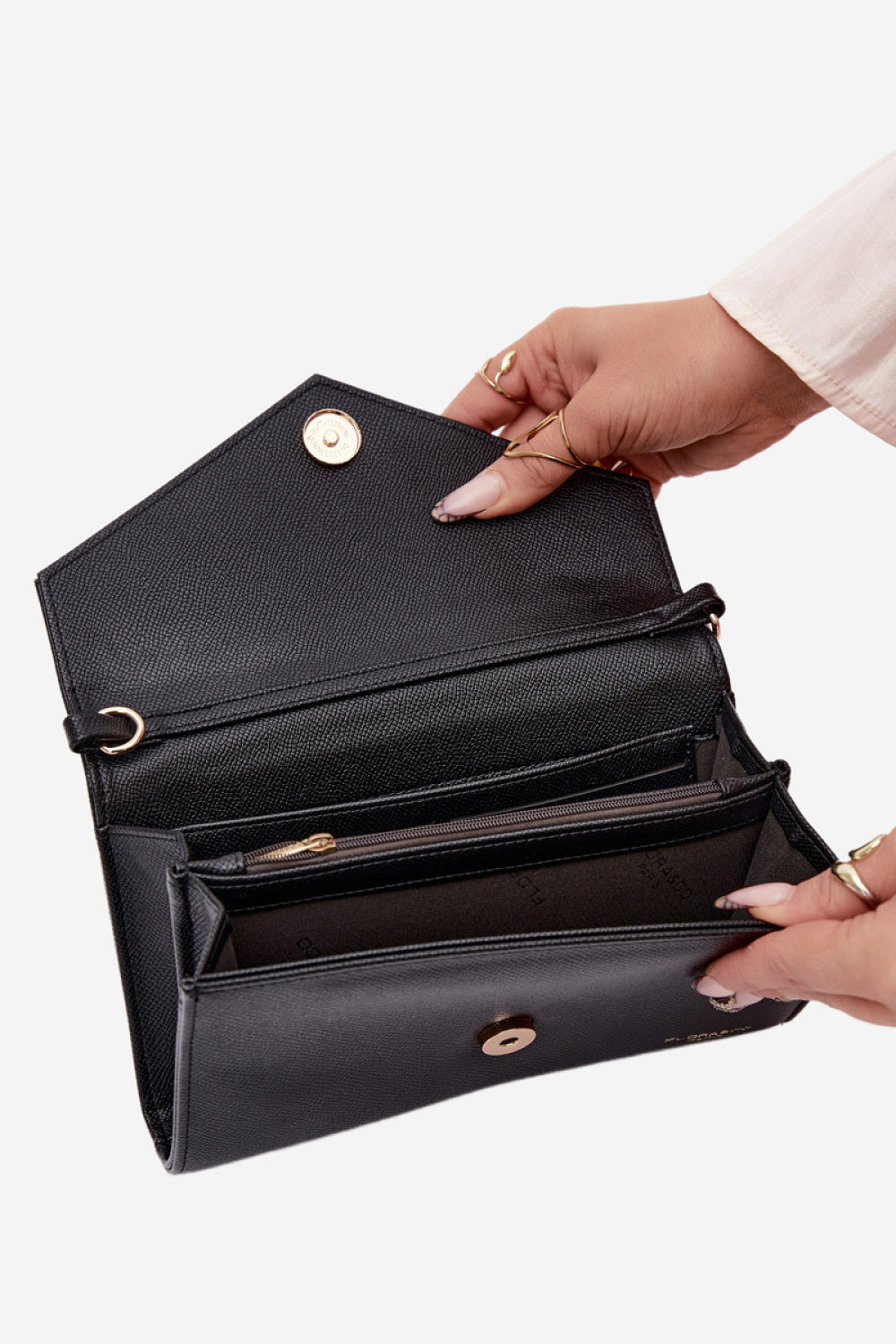 Sac pochette femme Step in style — noir
