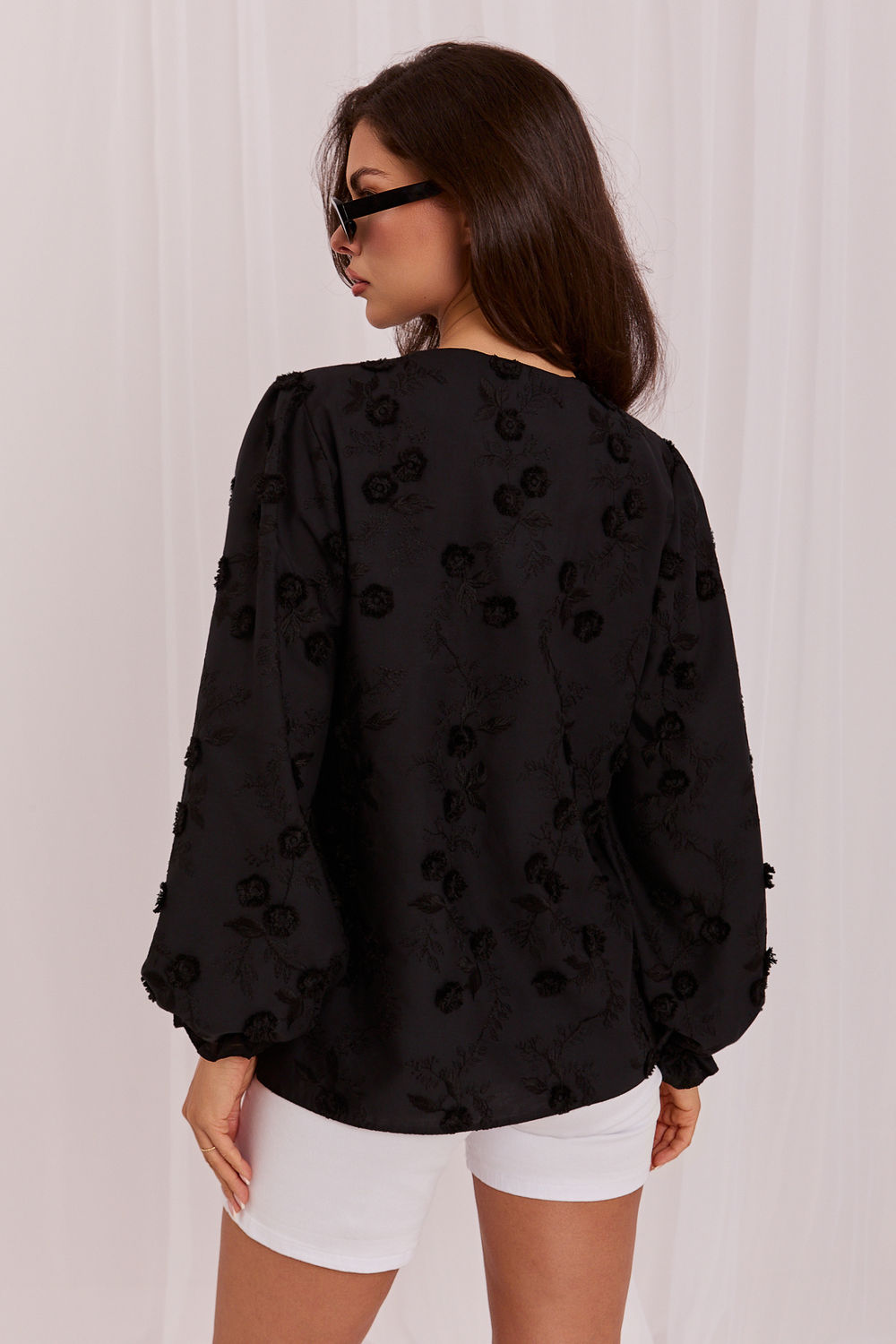 Blouse femme Lakerta — noir