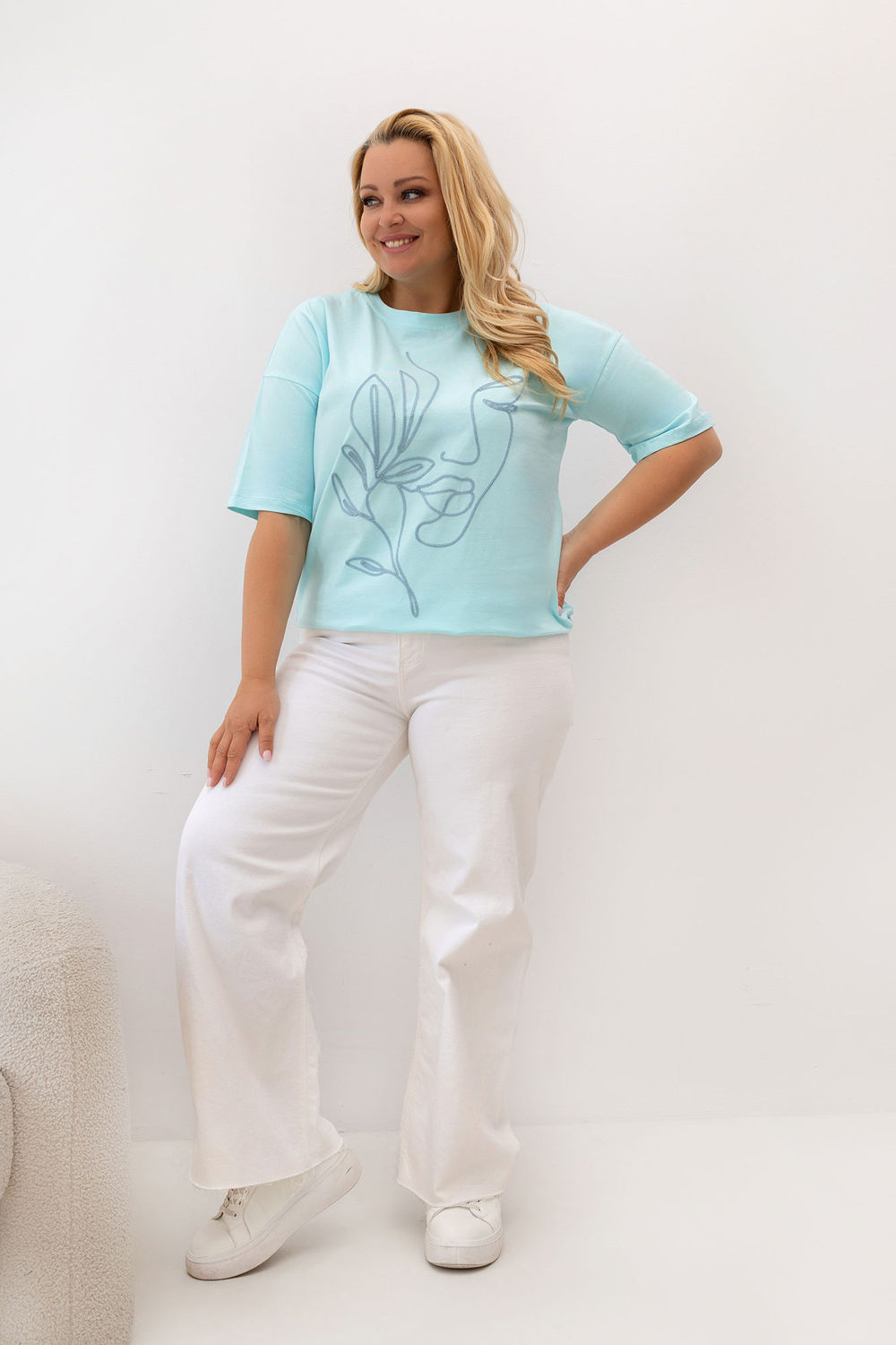 T-shirt femme Relevance Plus Size Plus — vert