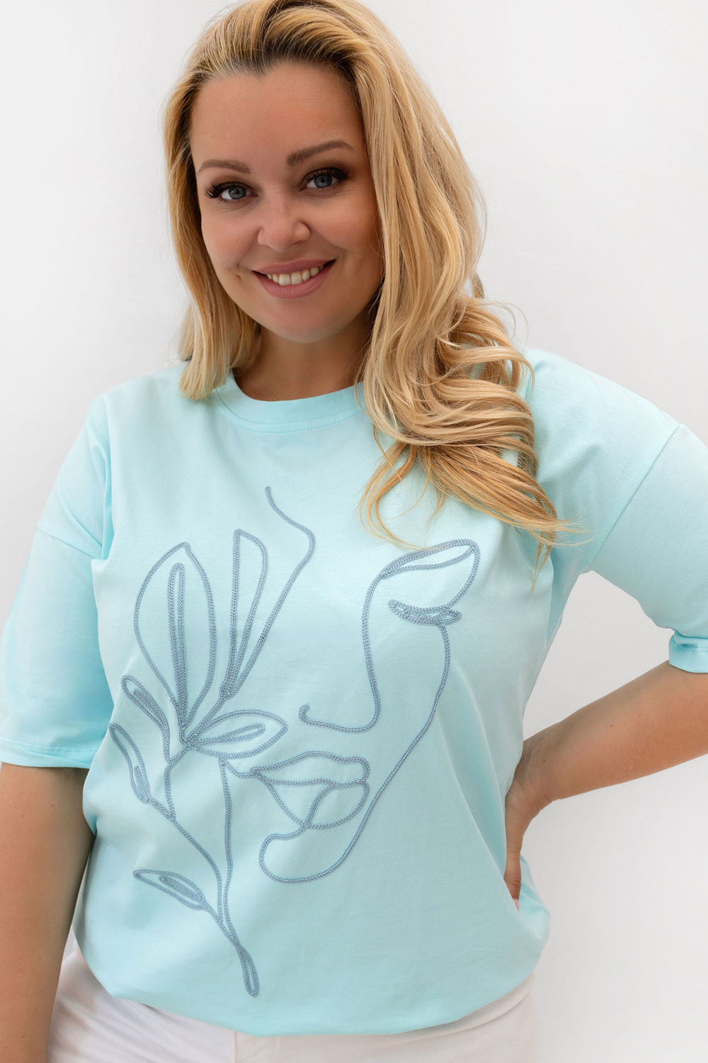 T-shirt femme Relevance Plus Size Plus — vert