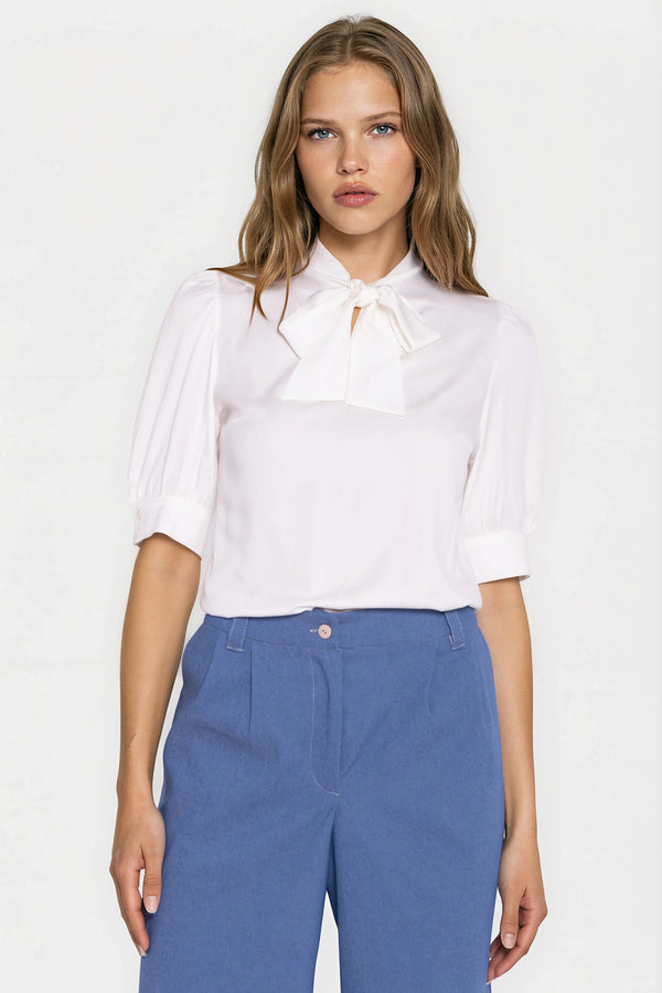 Blouse femme Nife Chemisier Chemisier — beige