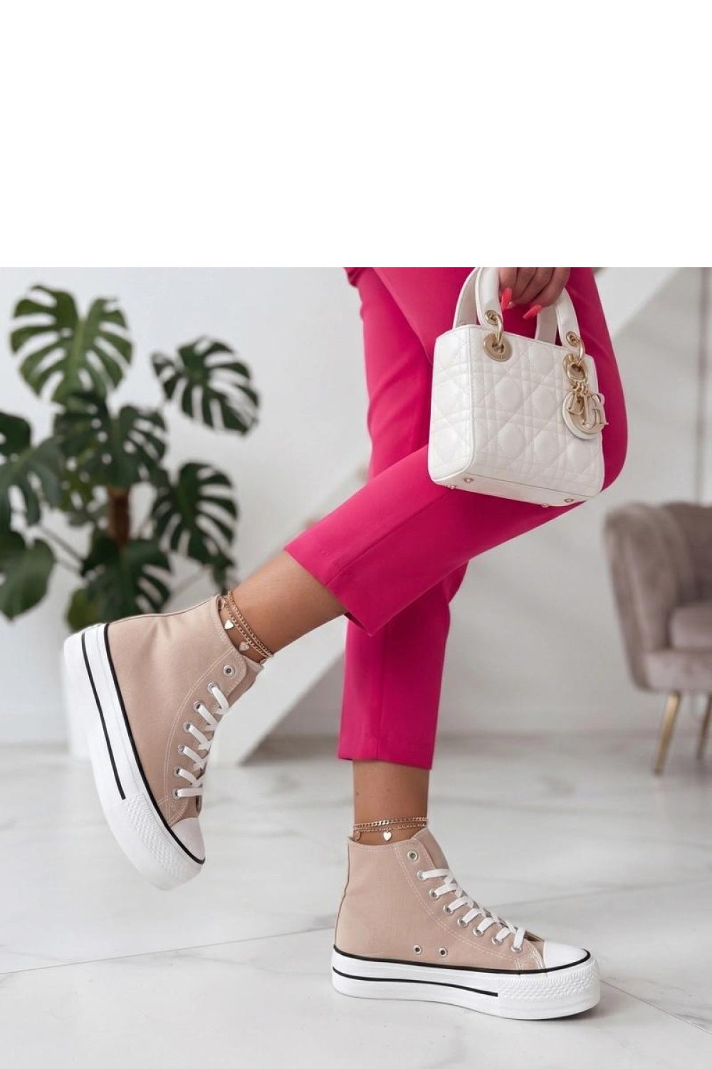 Baskets femme Solea À Plateforme À — beige