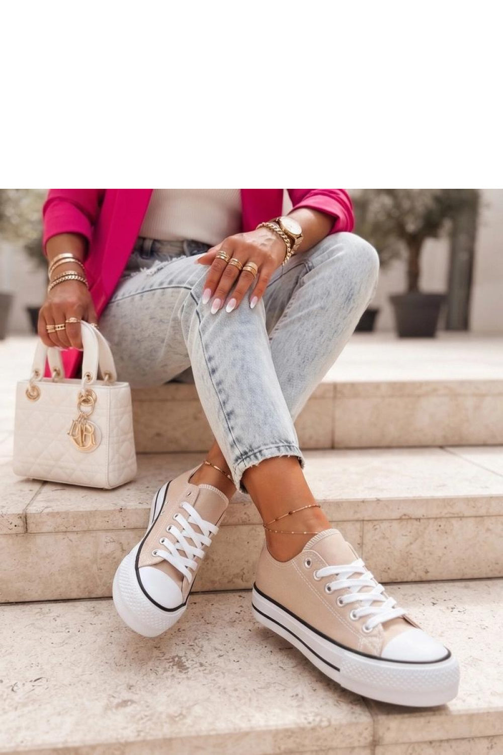 Baskets femme Solea — beige