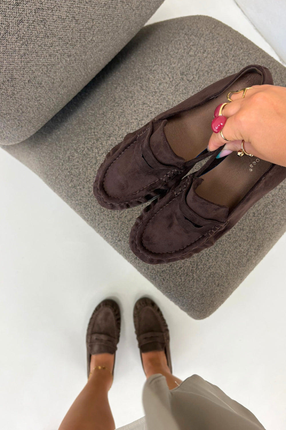 Moccasins femme Step in style — brun