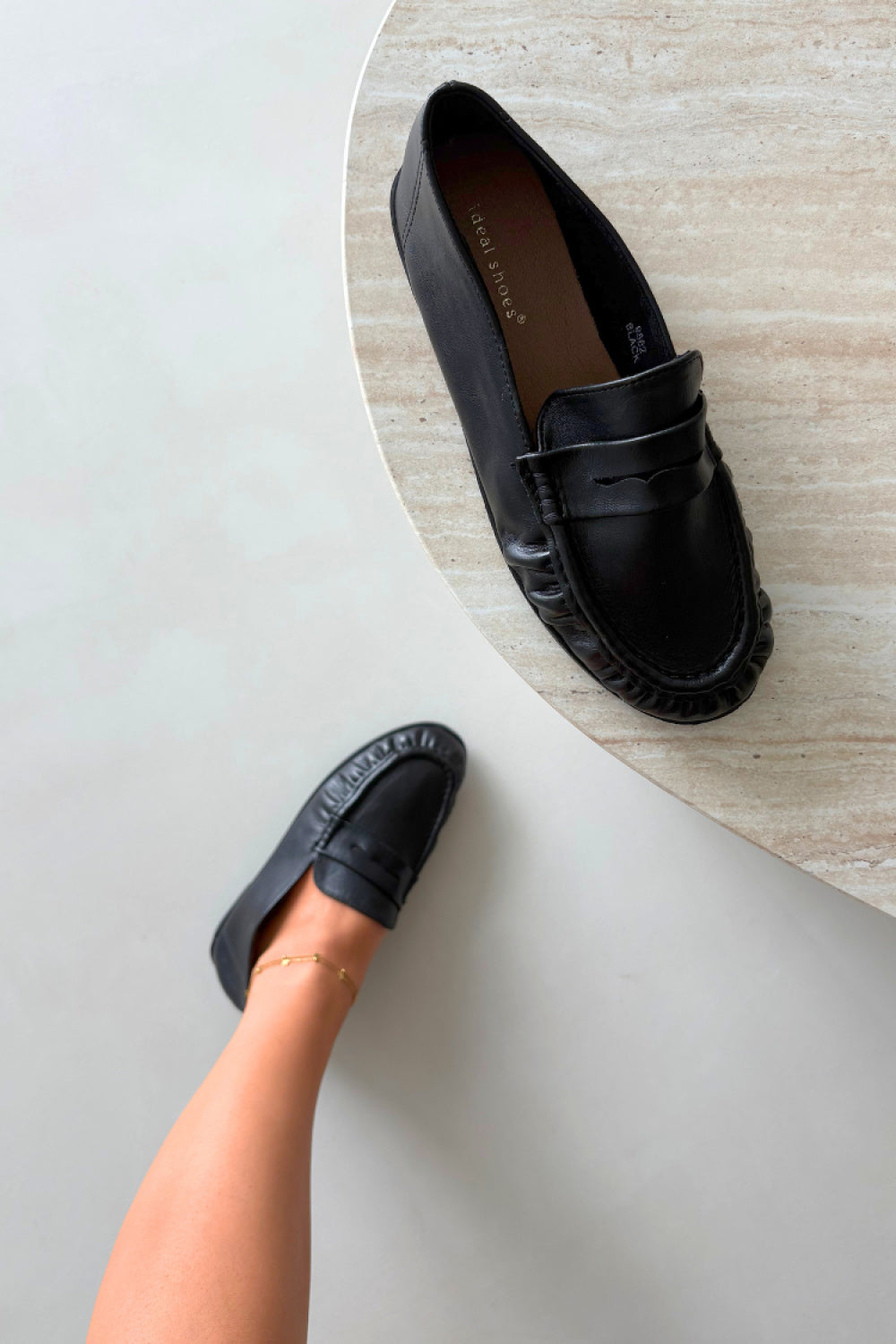 Moccasins femme Step in style — noir