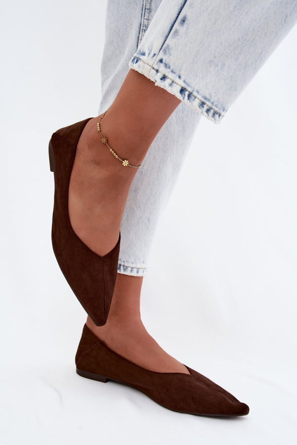 Ballerine femme Step in style — brun