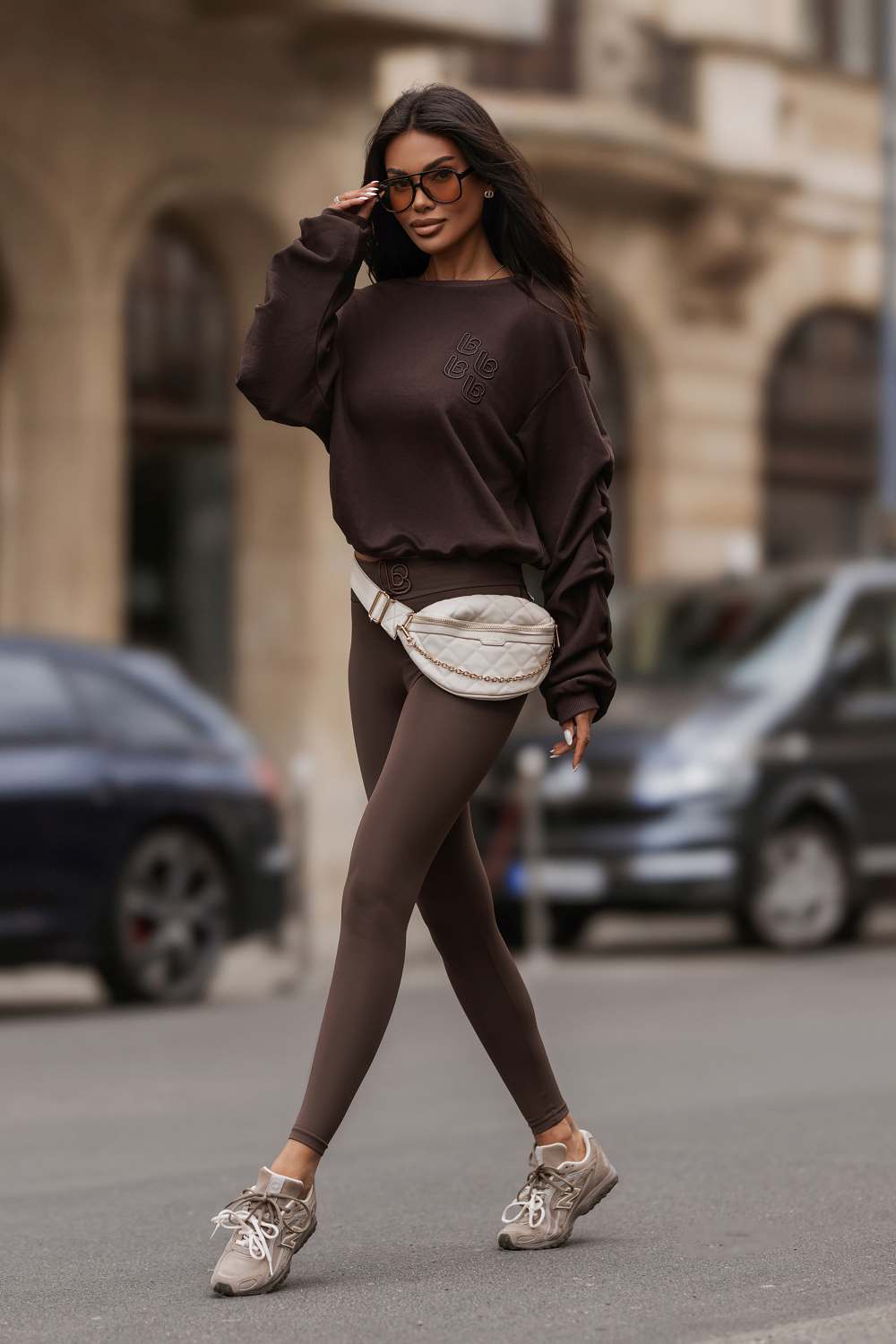T-shirt femme LaBalancia Sweatshirt Sweatshirt — brun