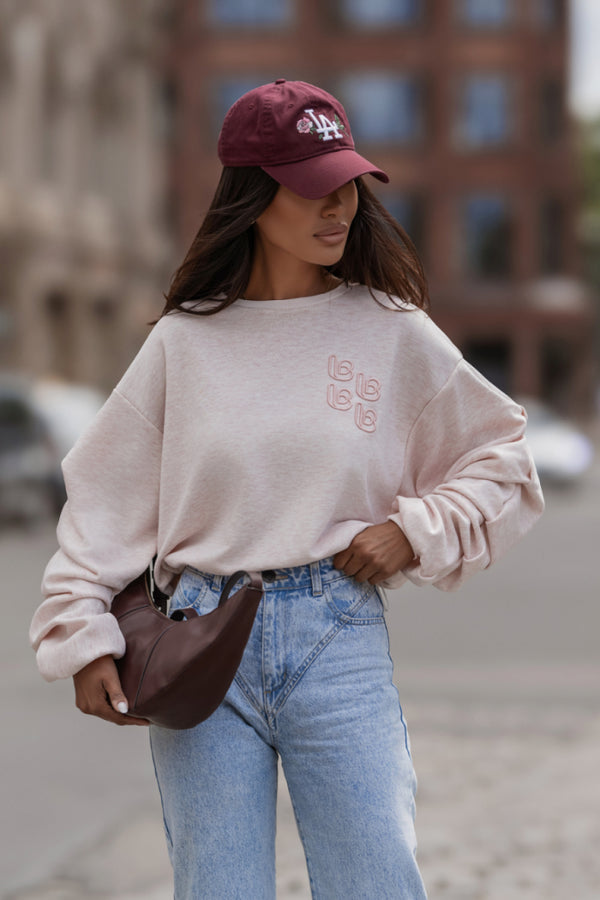 T-shirt femme LaBalancia Sweatshirt Sweatshirt — rosé
