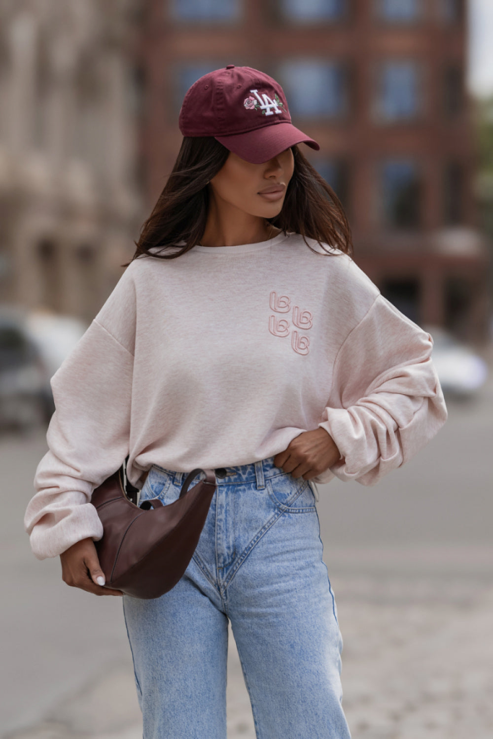 T-shirt femme LaBalancia Sweatshirt Sweatshirt — rosé