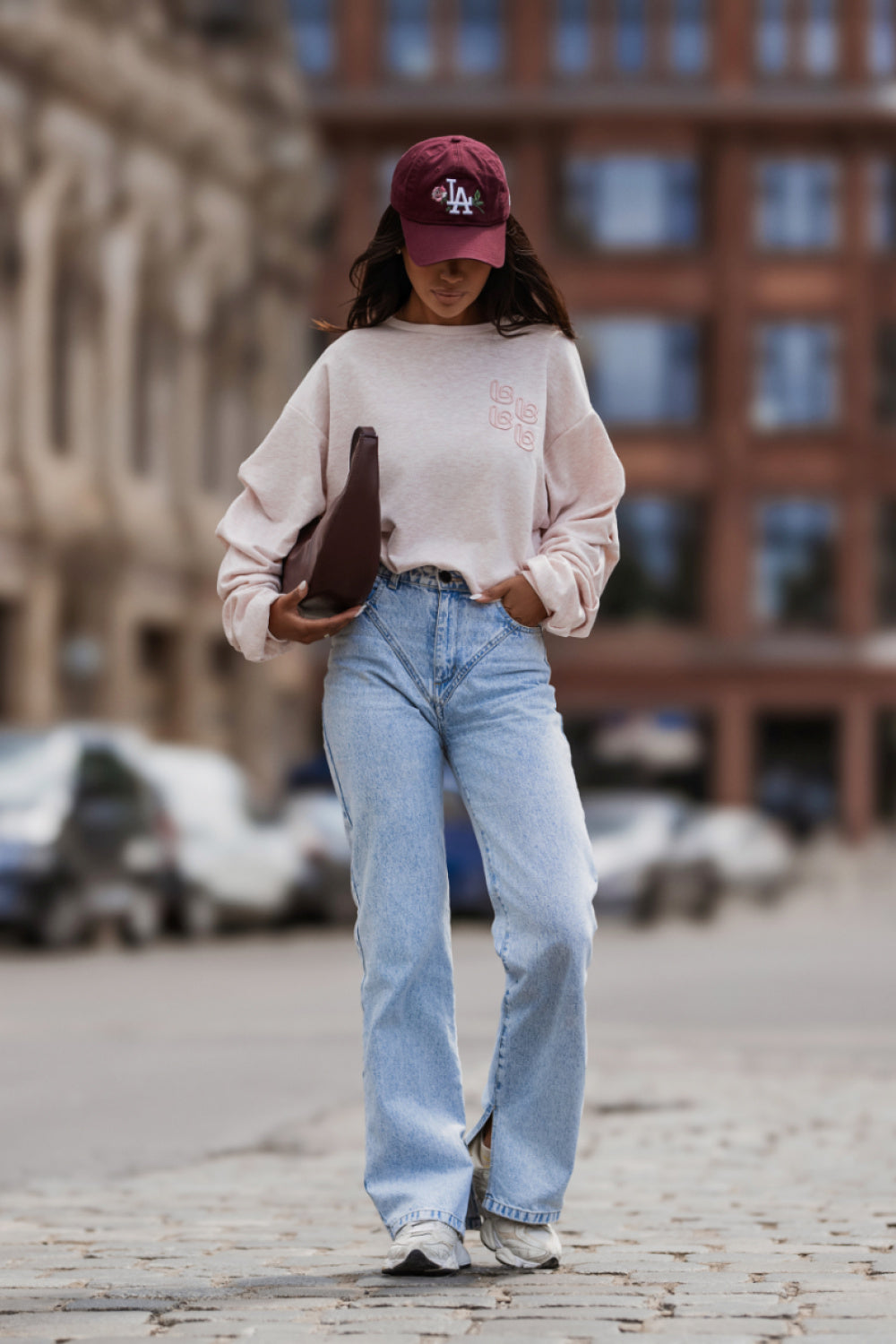 T-shirt femme LaBalancia Sweatshirt Sweatshirt — rosé