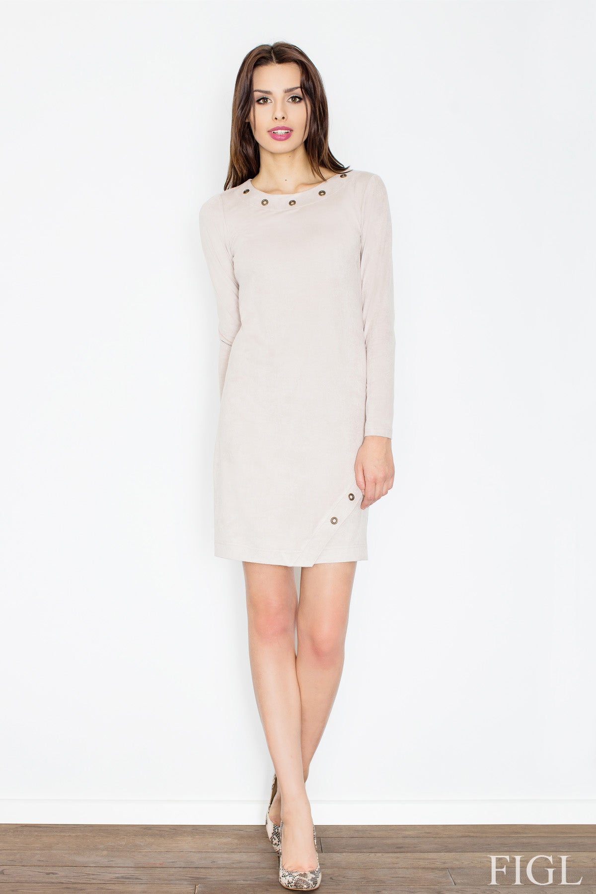 Robe femme Figl De Jour De — beige