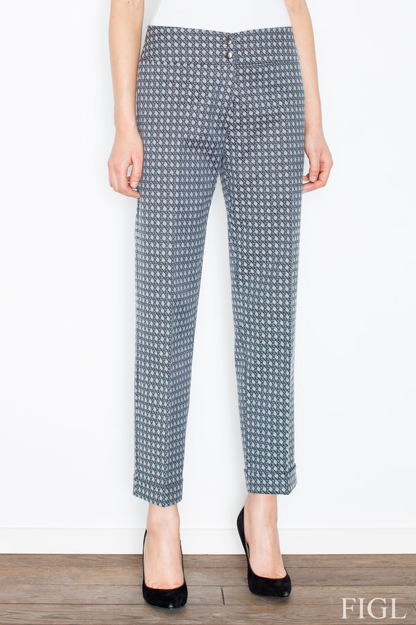 Chaussures à talons femme Figl Pantalon Pantalon — gris