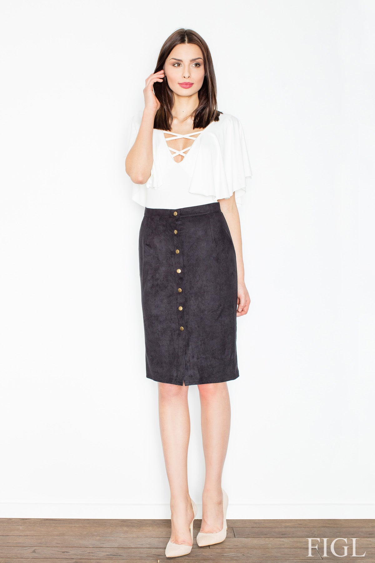 Jupe femme Figl — noir
