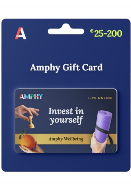 Wellbeing Online Classes Gift Card 25 EUR - Amphy Key