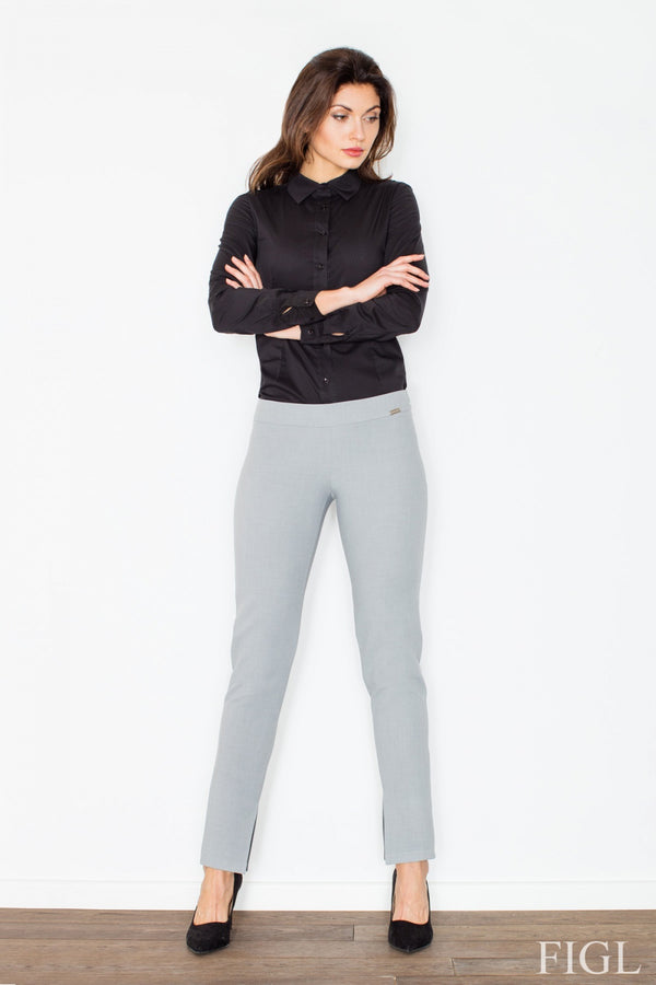 Chaussures à talons femme Figl Pantalon Pantalon — gris