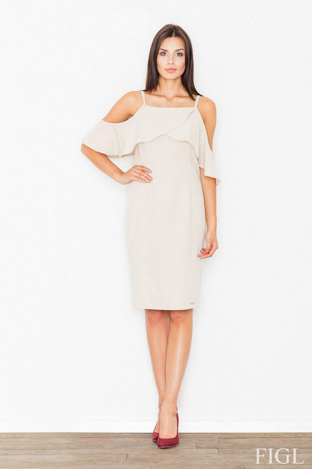 Robe femme Figl De Jour De — beige