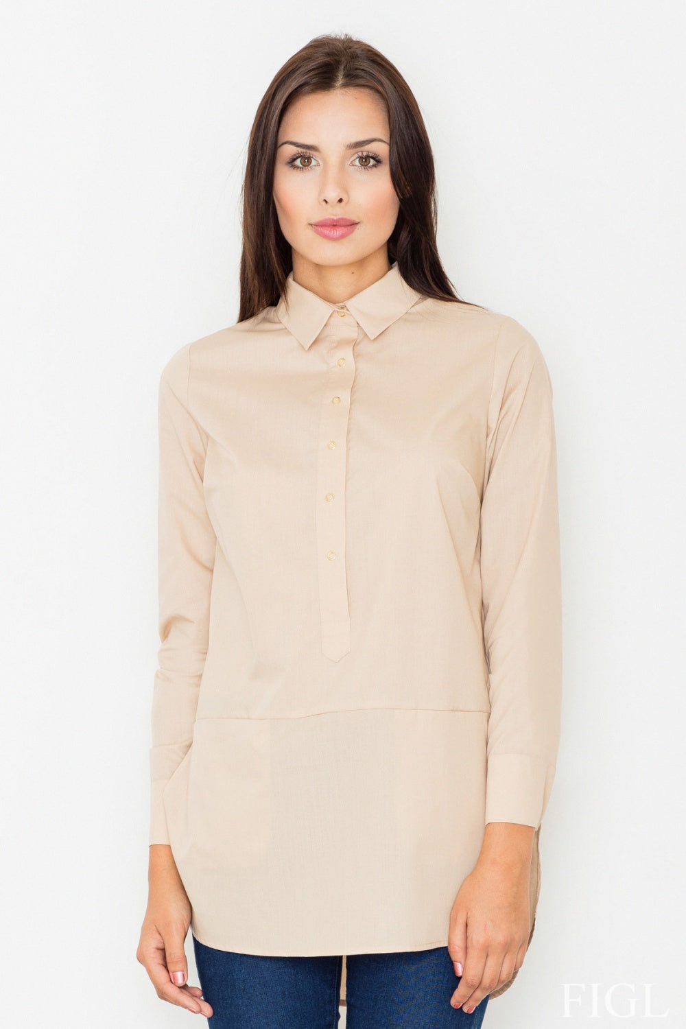 Blouse femme Figl Chemisier Chemisier — beige