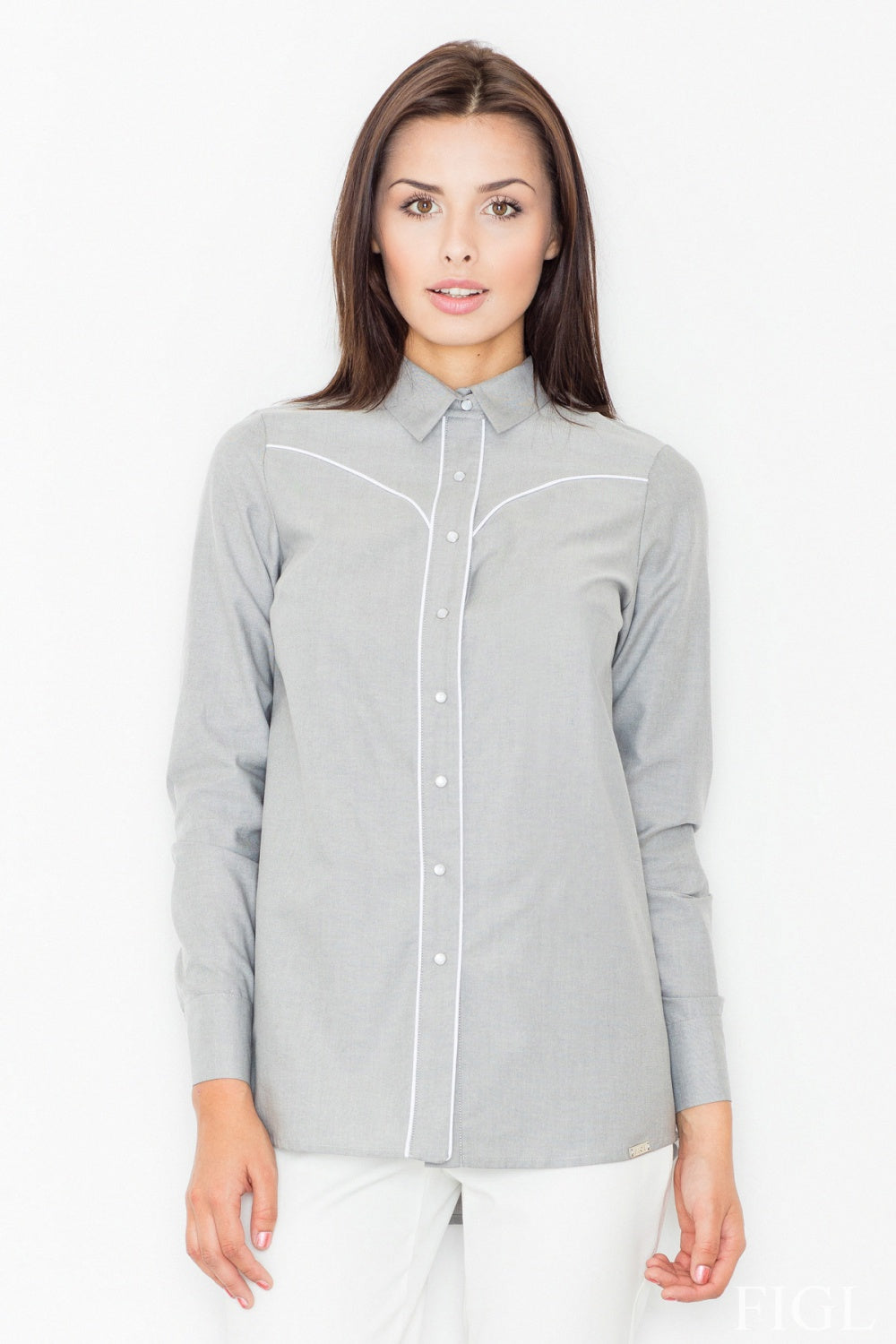 Blouse femme Figl — gris