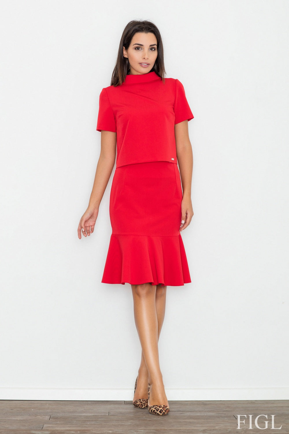 Blouse femme Figl Chemisier Chemisier — rouge