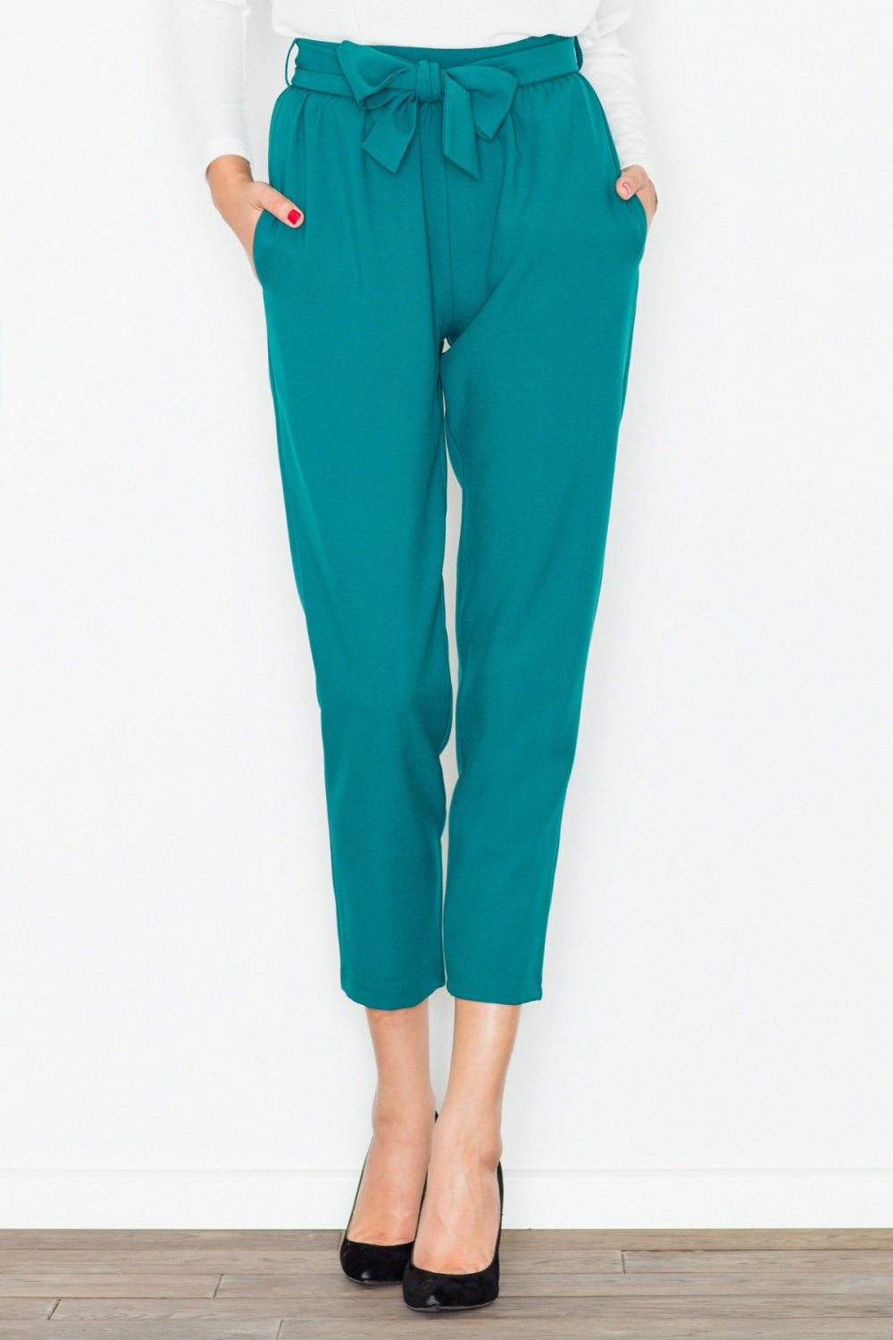 Chaussures à talons femme Figl Pantalon Pantalon — vert