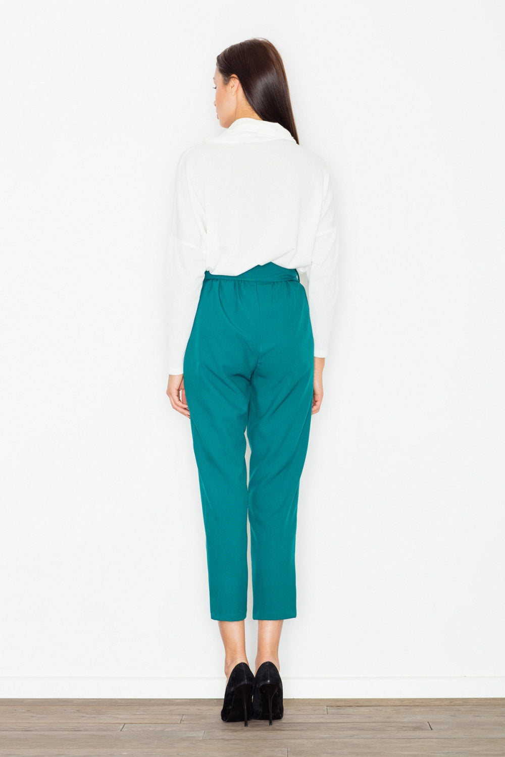Chaussures à talons femme Figl Pantalon Pantalon — vert