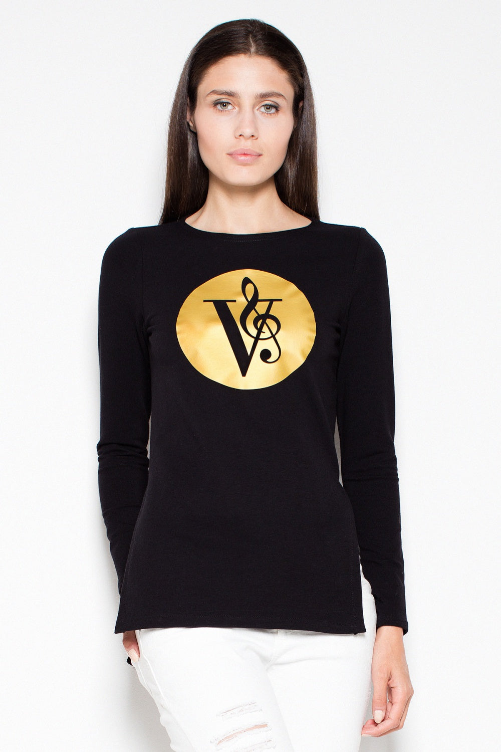 T-shirt femme Venaton Sweatshirt Sweatshirt — noir