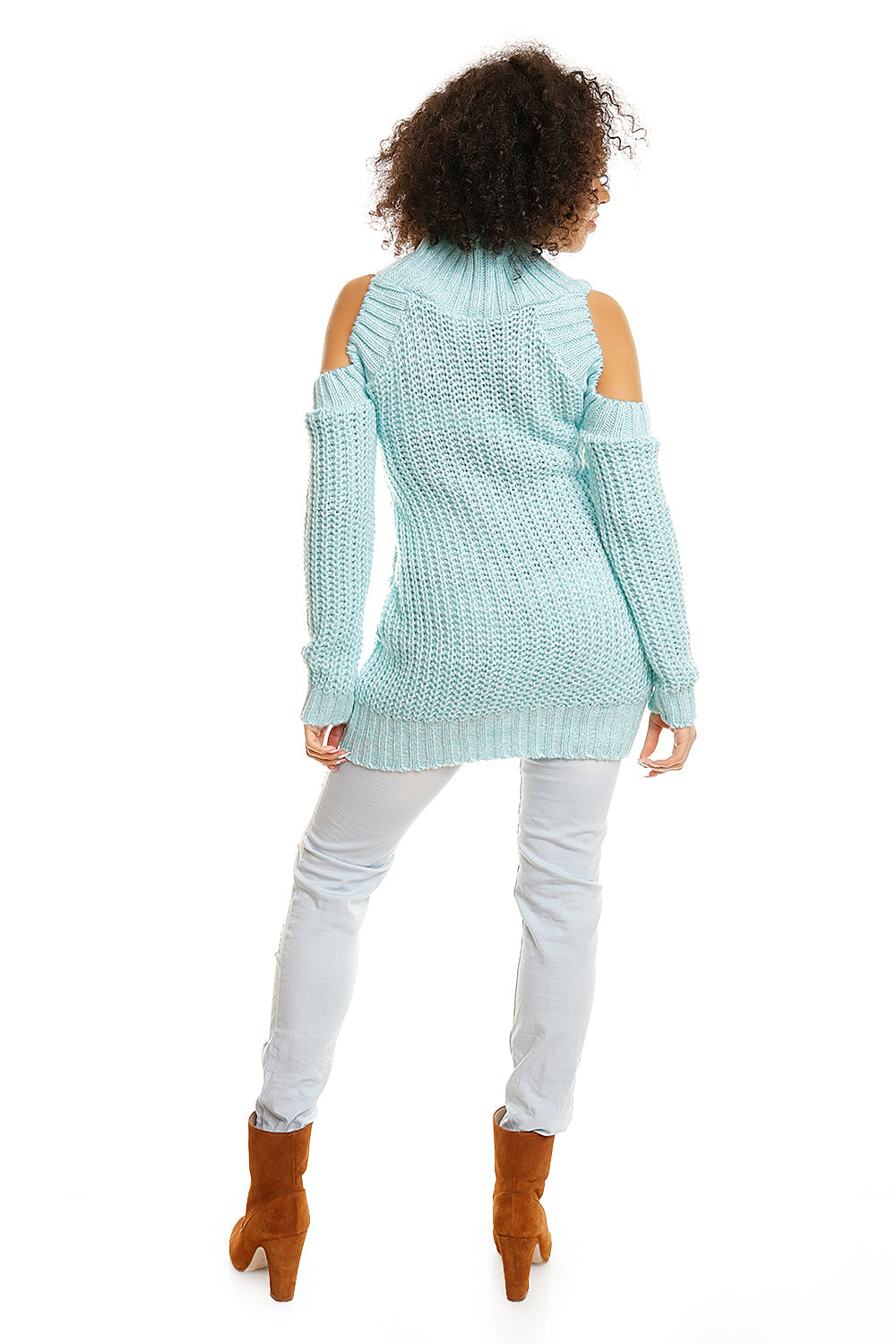 Pull femme PeeKaBoo Chandail Épais Chandail — bleu