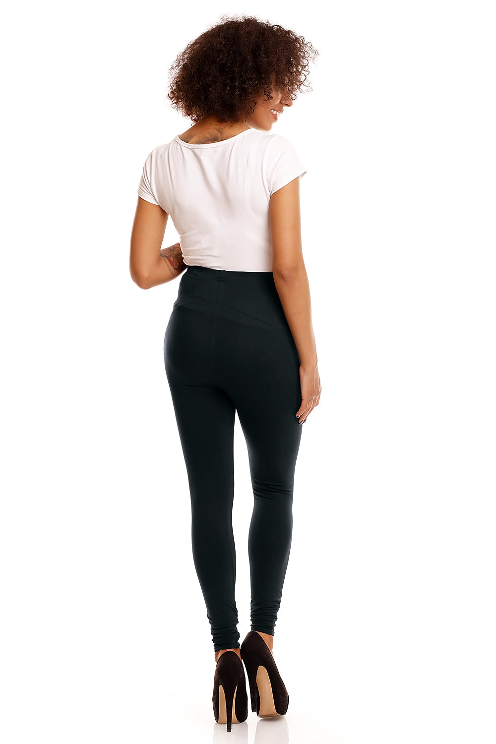 Legging grossese femme PeeKaBoo — noir