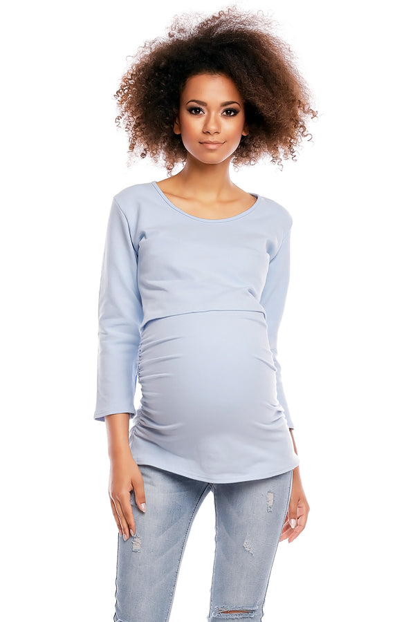 Tunique de grossesse femme PeeKaBoo — bleu