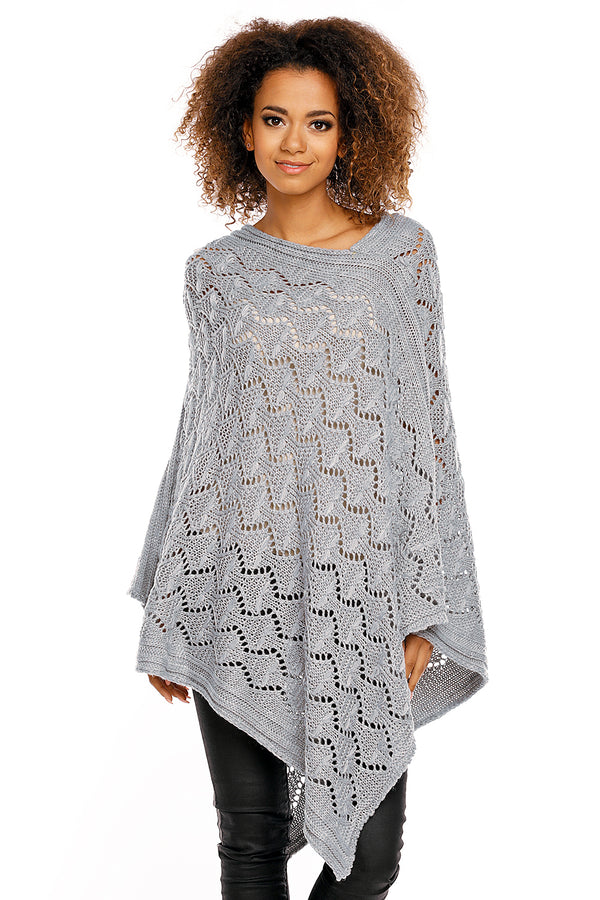 Poncho femme PeeKaBoo — gris