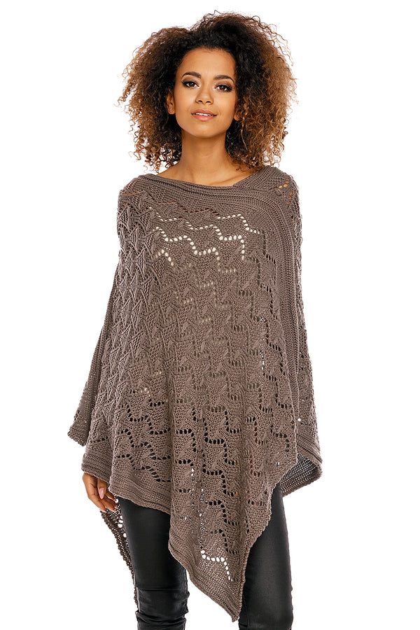 Poncho femme PeeKaBoo — brun