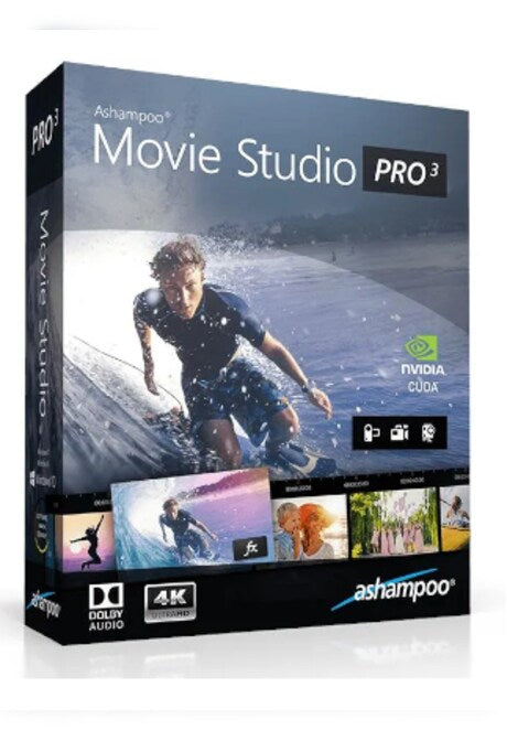 Ashampoo Movie Studio Pro 3⁠ (1 Device, Lifetime)  - Ashampoo Key - GLOBAL