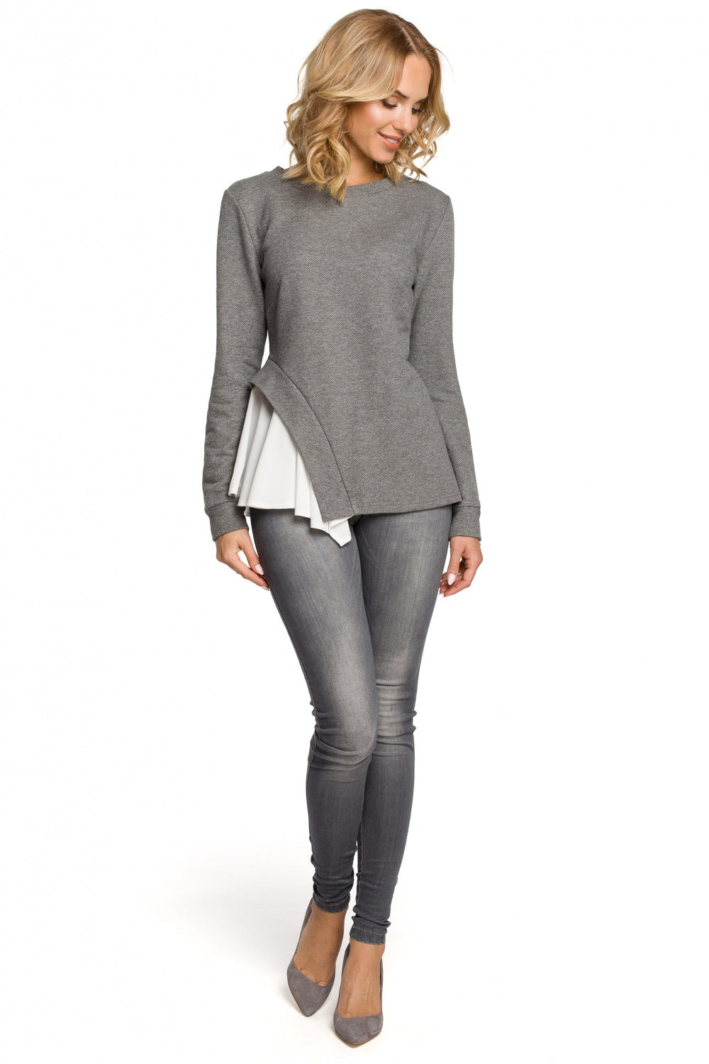 Blouse femme Moe Chemisier Chemisier — gris