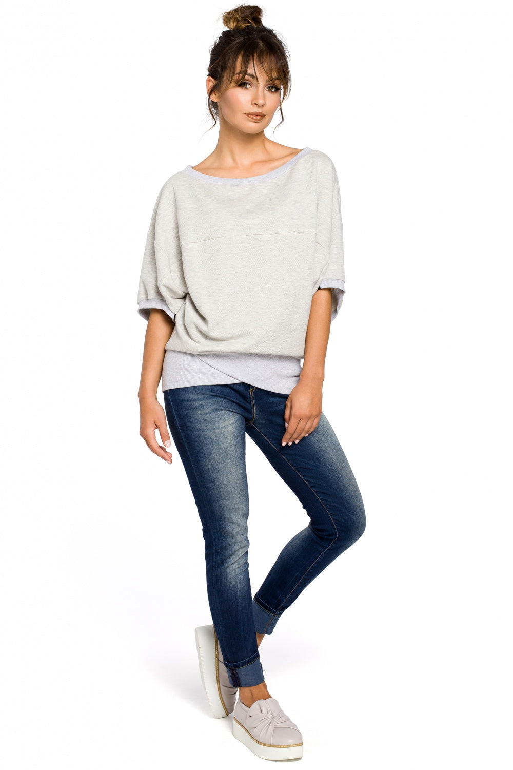 T-shirt femme BeWear Sweatshirt Sweatshirt — gris