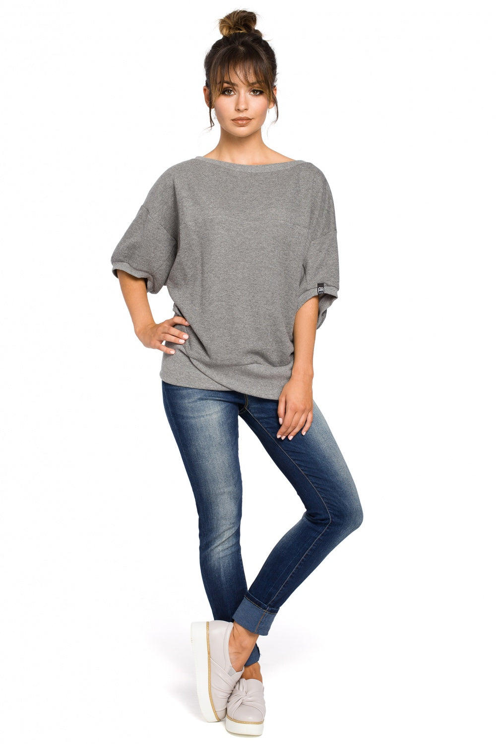 T-shirt femme BeWear Sweatshirt Sweatshirt — gris