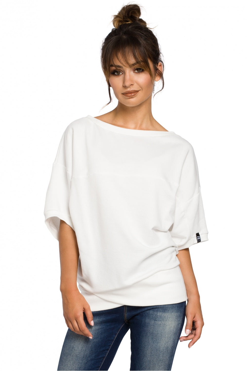T-shirt femme BeWear Sweatshirt Sweatshirt — beige