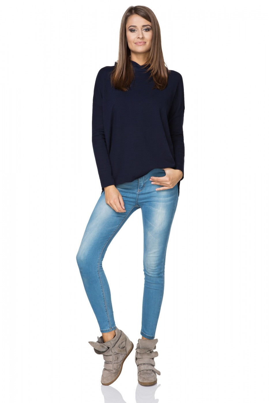 T-shirt femme Tessita Sweatshirt Sweatshirt — bleu marine