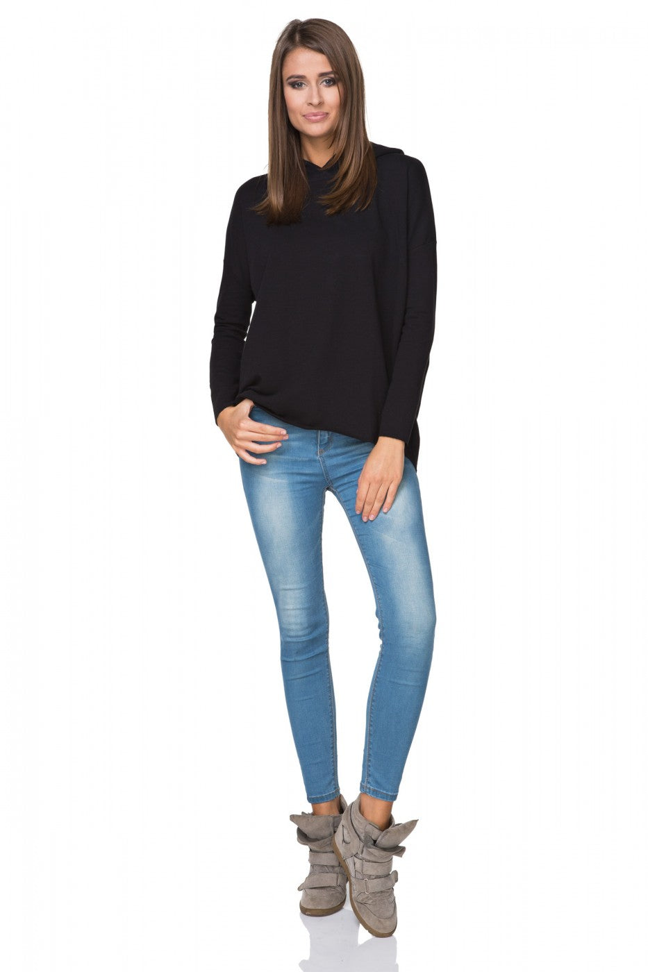 T-shirt femme Tessita Sweatshirt Sweatshirt — noir