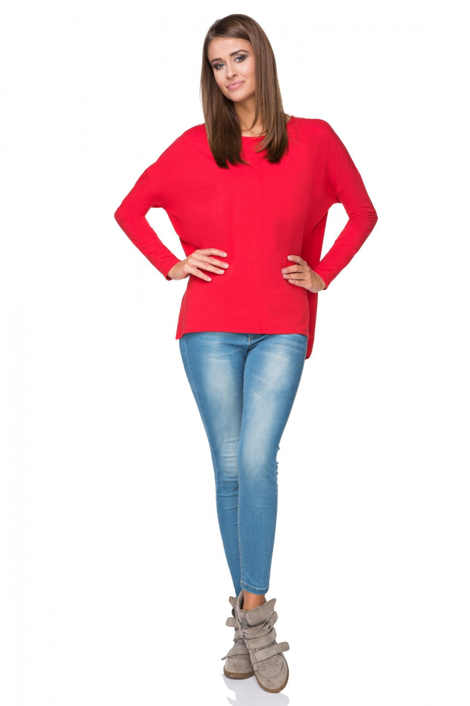 T-shirt femme Tessita Sweatshirt Sweatshirt — rouge