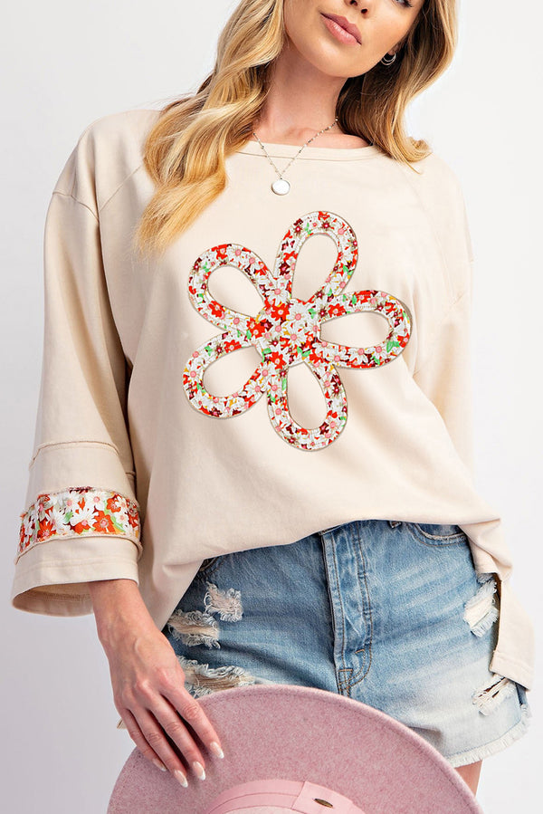 Haut femme graphique — beige · LC25129068-P15 · LC25129068-P15-L