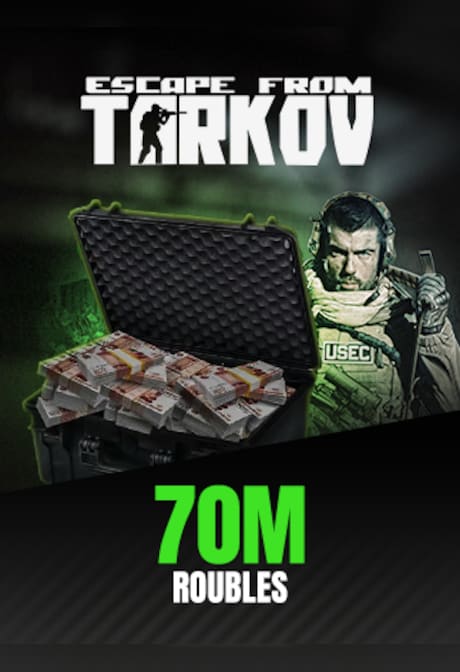 Escape From Tarkov Roubles 70M PvP (PC)- MMOPIXEL - GLOBAL
