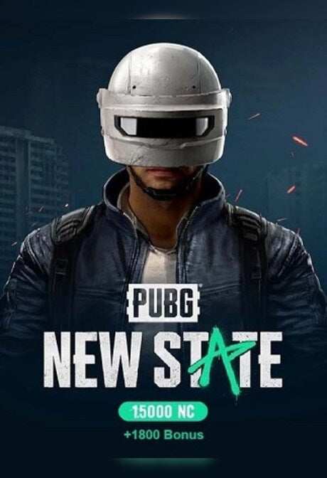 PUBG New State 15000 + 1800 NC - NewState Key - GLOBAL