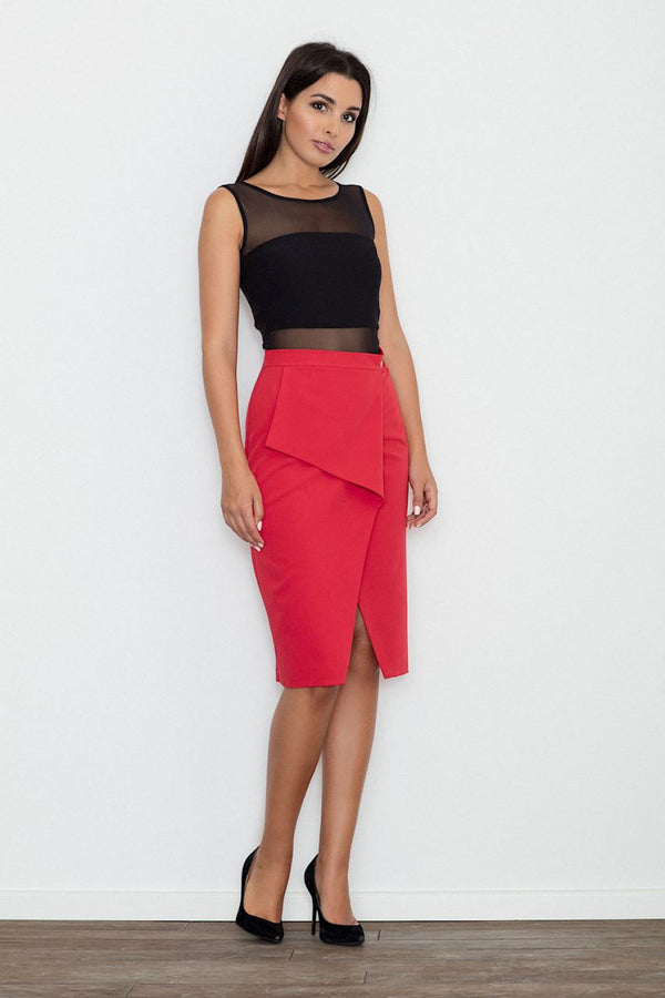 Jupe femme Figl Classique Classique — rouge