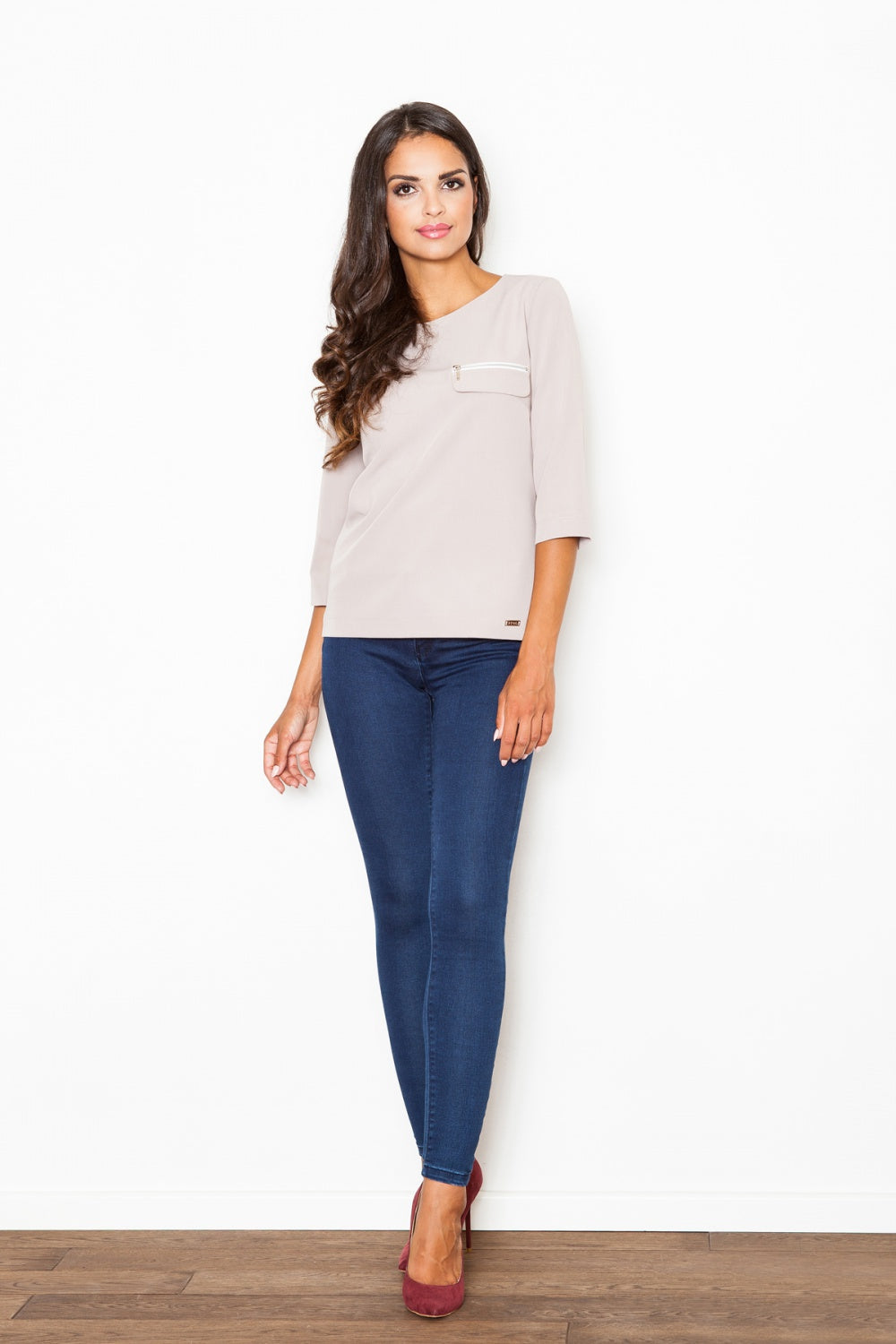 Blouse femme Figl Chemisier Chemisier — beige