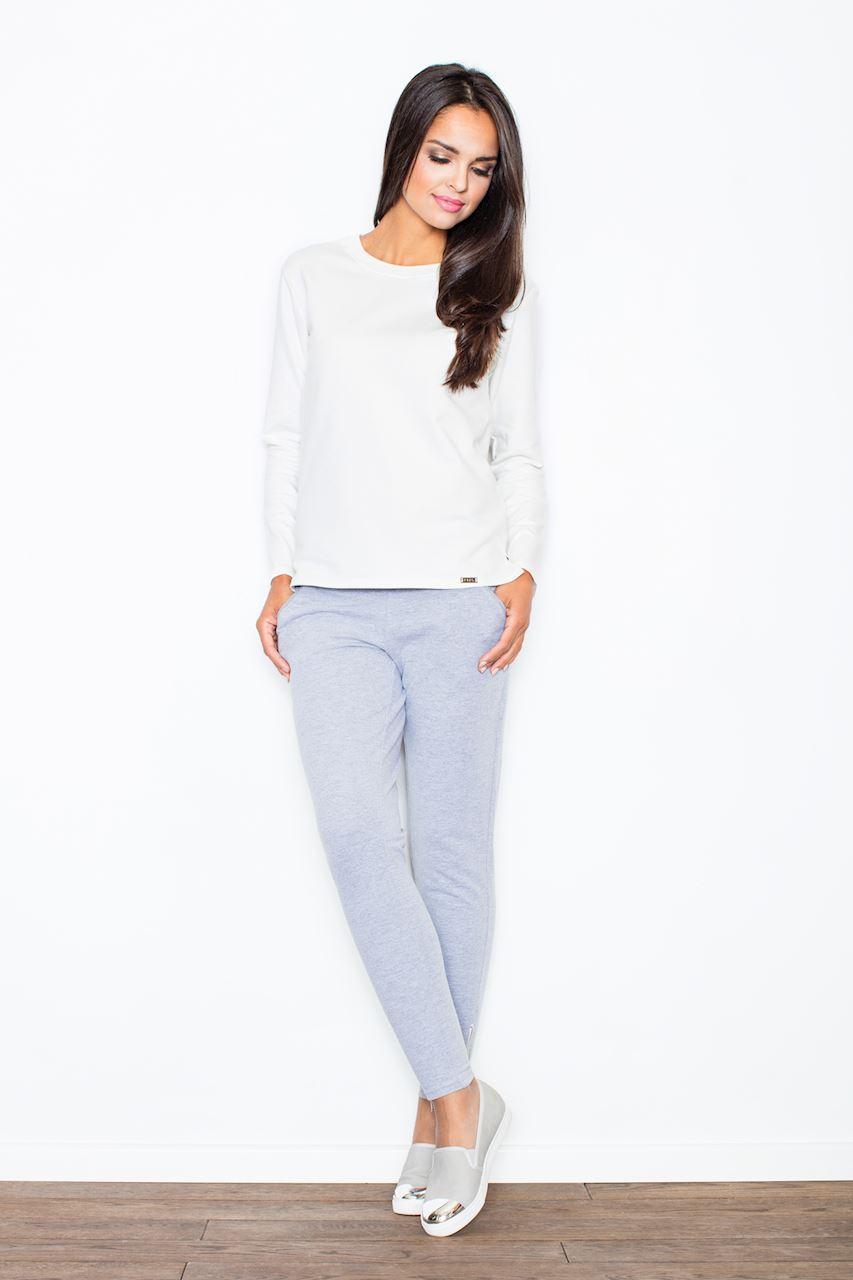 Chaussures à talons femme Figl Pantalon Pantalon — gris