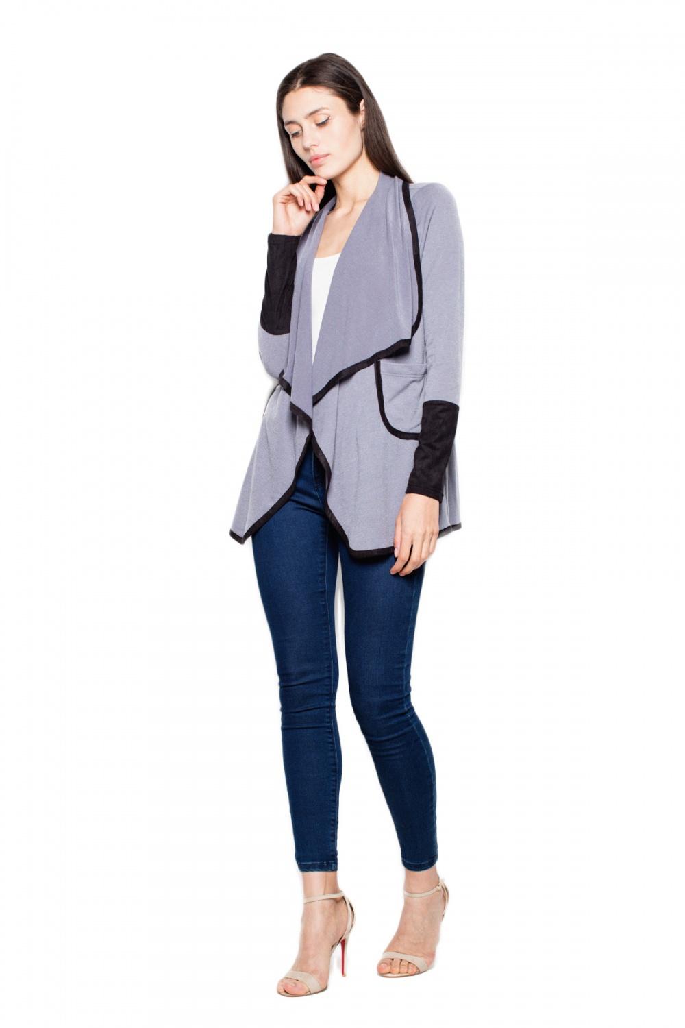 Cardigan femme Venaton — gris