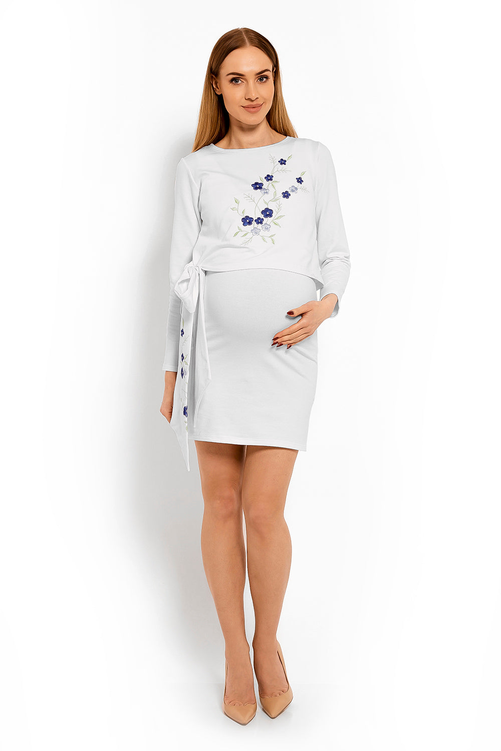 Robe femme PeeKaBoo De Grossesse De — blanc