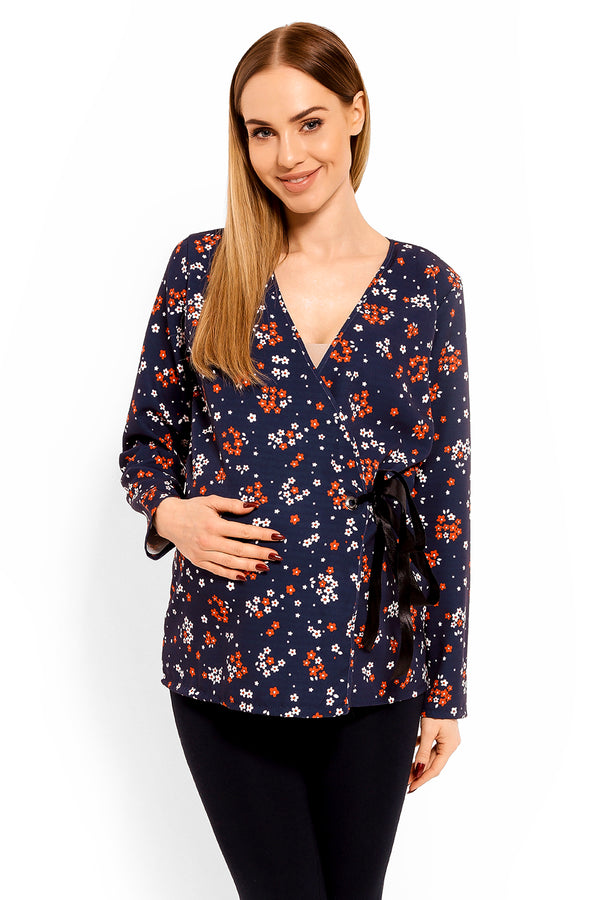 Blouse femme PeeKaBoo De Grossesse De — bleu marine