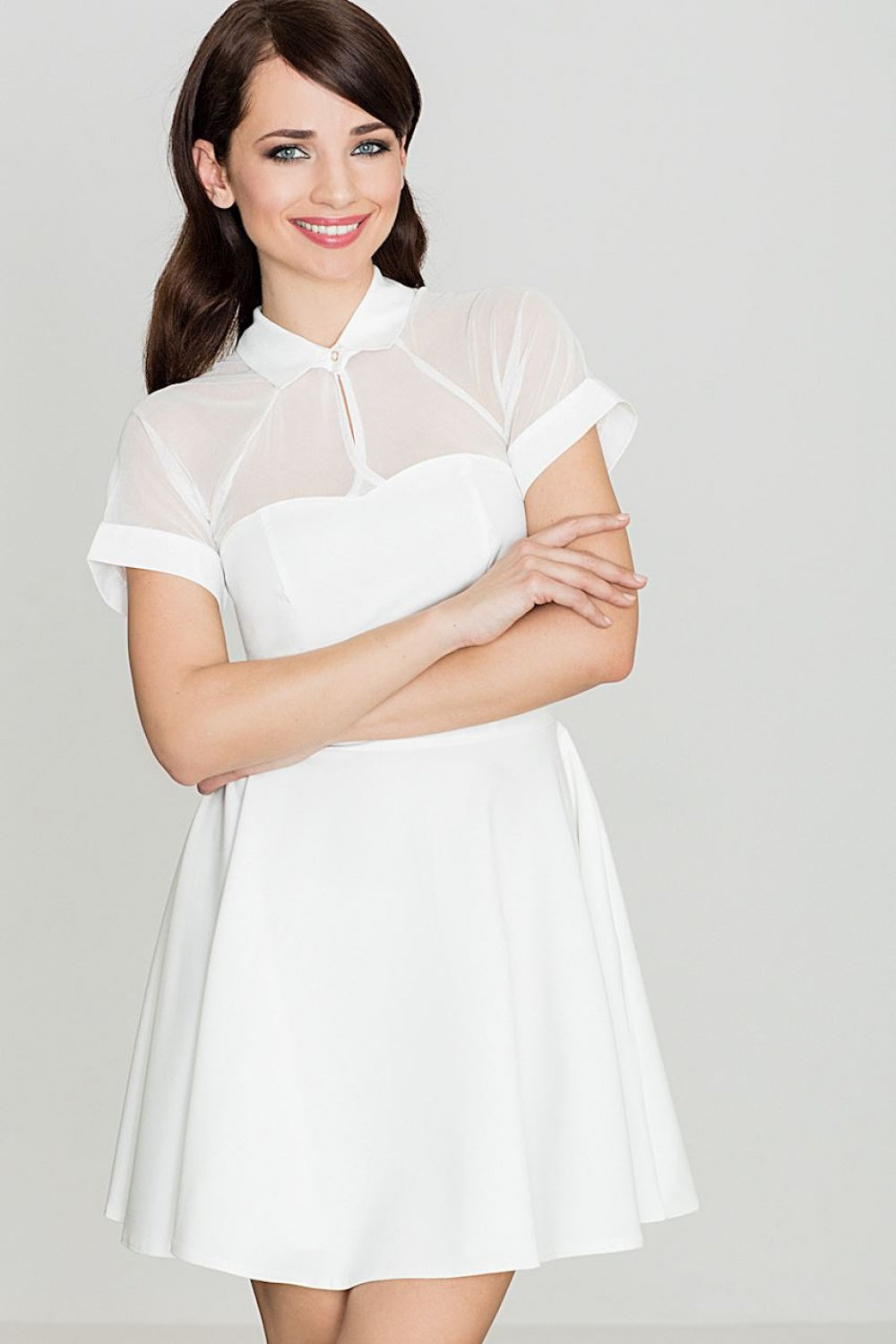 Robe femme Lenitif Courte Courte — beige