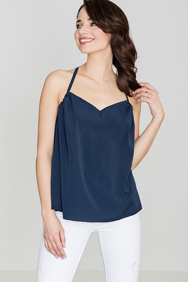 Blouse femme Lenitif Chemisier Chemisier — bleu marine